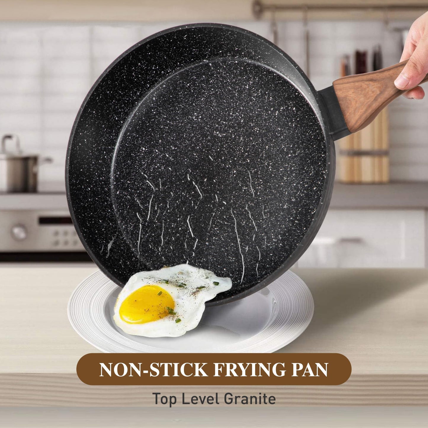 Ultimate 30 Pieces Granite-Coating Nonstick Induction Cookware Set for Easy Dinner Ideas