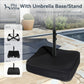 PHI VILLA 4.6m Double-Sided Extra Large Patio Twin Umbrella (Base Included)