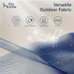PHI VILLA 4.6m Double-Sided Extra Large Patio Twin Umbrella (Base Included)