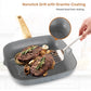Induction Nonstick Granite-Coating 17 Piece Cookware Set,Kitchen Academy