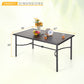 Phi Villa 67" x 38" Steel Rectangle Table