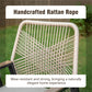 Handcrafted Rattan Rope Garden Dining Chairs - Phi Villa