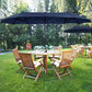 PHI VILLA 4m Large Double-Sided Outdoor Patio Umbrella