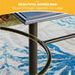 Phi Villa 67" x 38" Steel Rectangle Table