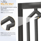 Metal Stackable Garden Chairs Set of 2/4