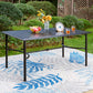 Phi Villa 67" x 38" Steel Rectangle Table