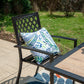 PHI VILLA Outdoor Dining Sets 4 Seater Metal Garden Table and Chairs Set