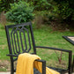 PHI VILLA Outdoor Dining Sets 4 Seater Metal Garden Table and Chairs Set