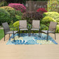 Lightweight Textilene Garden Dining Chairs 4PC