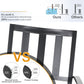 Metal Stackable Garden Chairs Set of 2/4