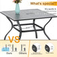 Garden Dining Set 4 Seater Metal Garden Table and Chairs