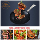Kitchen Academy Black 12 Piece Nonstick Cookware Set