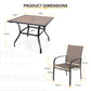 PHI VILLA Garden Dining Set 4 seater Wood-like Table And Chairs