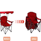 ALPHA CAMP Folding Shade Canopy Camping Chair with Cup Holder Support 150 kg