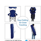 ALPHA CAMP Folding Shade Canopy Camping Chair with Cup Holder Support 150 kg