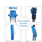 ALPHA CAMP Folding Shade Canopy Camping Chair with Cup Holder Support 150 kg