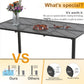 PHI VILLA 150x90cm Mesh Metal Garden Table Outdoor Dining Table