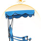 ALPHA CAMP Folding Shade Canopy Camping Chair with Cup Holder Support 150 kg