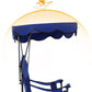 ALPHA CAMP Folding Shade Canopy Camping Chair with Cup Holder Support 150 kg