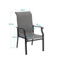 Patio Outdoor Dining Chairs Set of 2