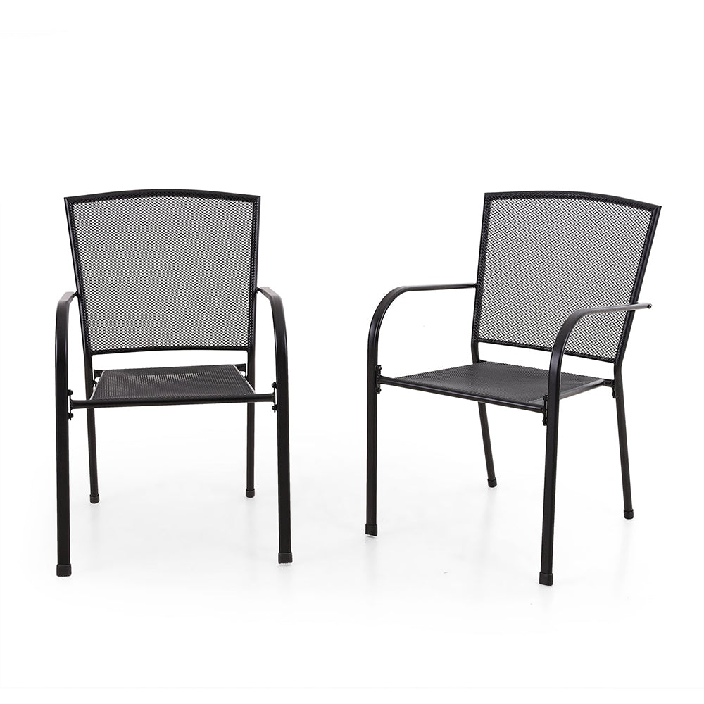 Garden Dining Set 4 Seater Metal Garden Table and Chairs