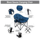 Alpha Camp Faience Folding Oversized Padded Moon Chair