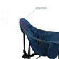 Alpha Camp Faience Folding Oversized Padded Moon Chair