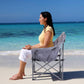 ALPHA CAMP Deluxe Plush Dorm Chair Oversized Moon Saucer Chair Portable with Carry Bag