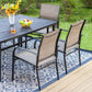 Lightweight Textilene Garden Dining Chairs 4PC