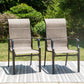 Patio Outdoor Dining Chairs Set of 2