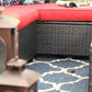 PHI VILLA L Shaped Rattan Garden Corner Sofa Set