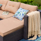 PHI VILLA L Shaped Rattan Garden Corner Sofa Set