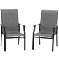 Patio Outdoor Dining Chairs Set of 2