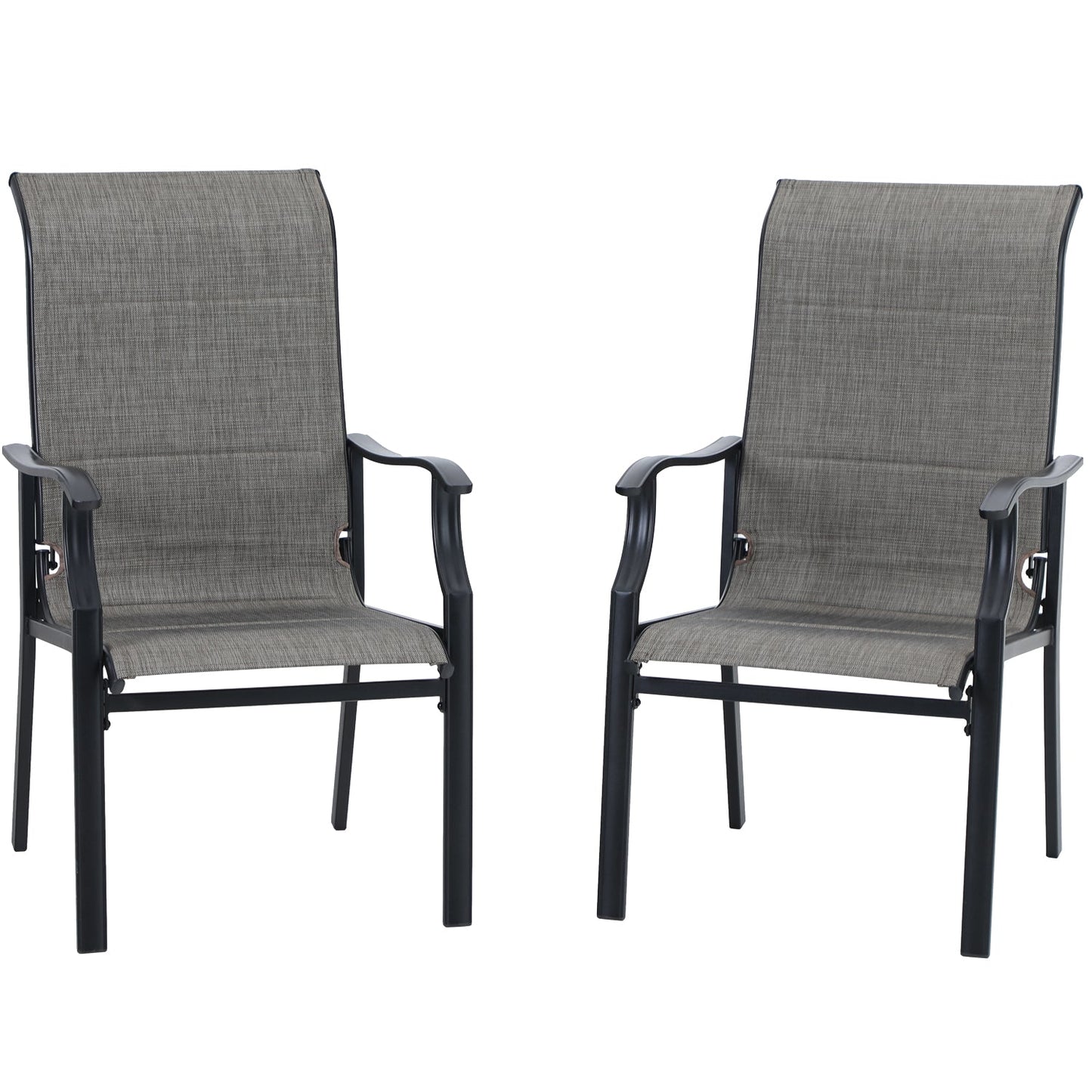 Patio Outdoor Dining Chairs Set of 2