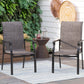 Patio Outdoor Dining Chairs Set of 2