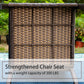Garden Dining Set 6 Seater Table and Rattan Dining Chair