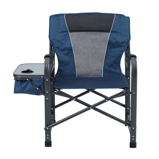 ALPHA CAMP Folding Camping Chairs Directors Chair With Side Table